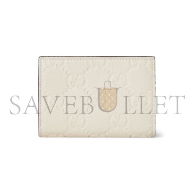 GUCC GG EMBLEM WALLET 815874AAEEM9540 (18*14*3cm)