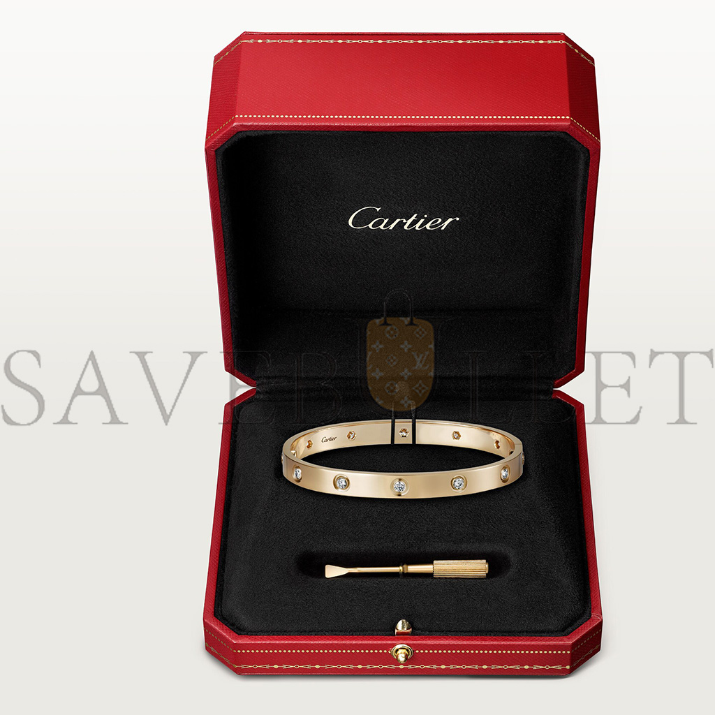 CARTIER  LOVE BRACELET, 10 DIAMONDS  B6070317