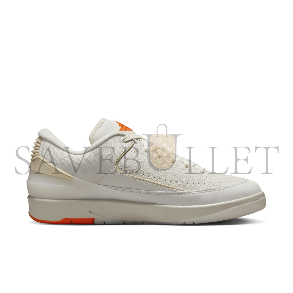 NIKE AIR JORDAN 2 RETRO LOW SP WHITE LIGHT BONE MANDARIN DV7128-110