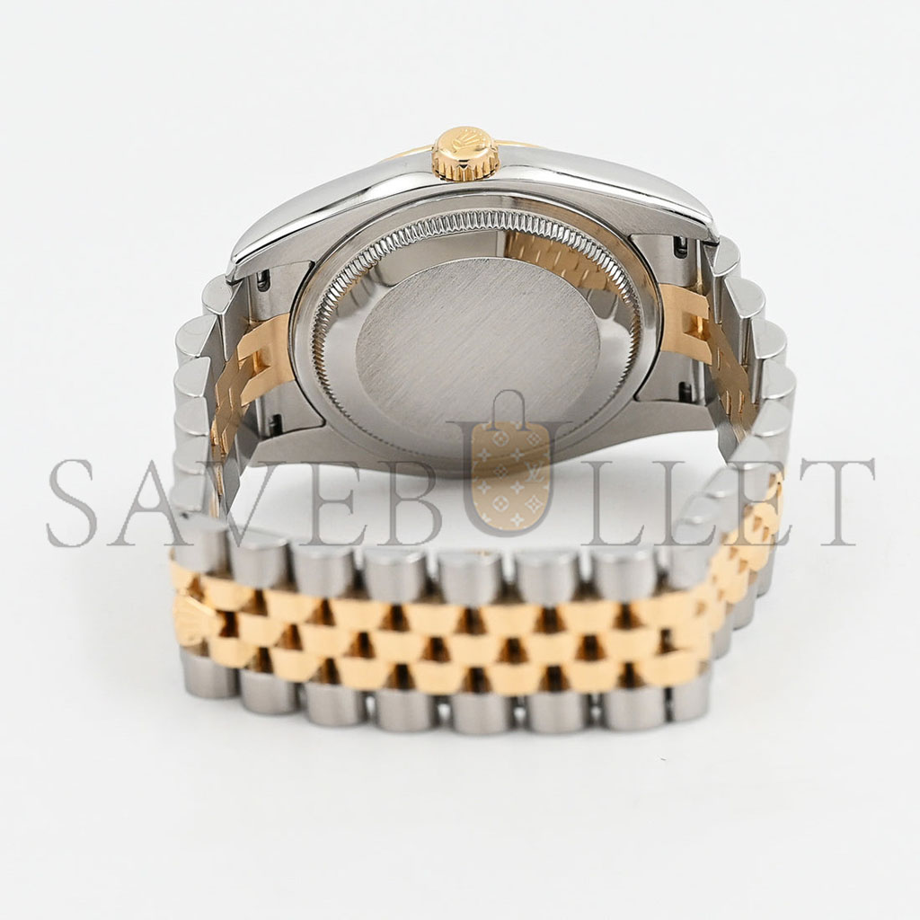 ROLEX DATEJUST 36 OYSTER, 36 MM, OYSTERSTEEL AND YELLOW GOLD WATCH 126233