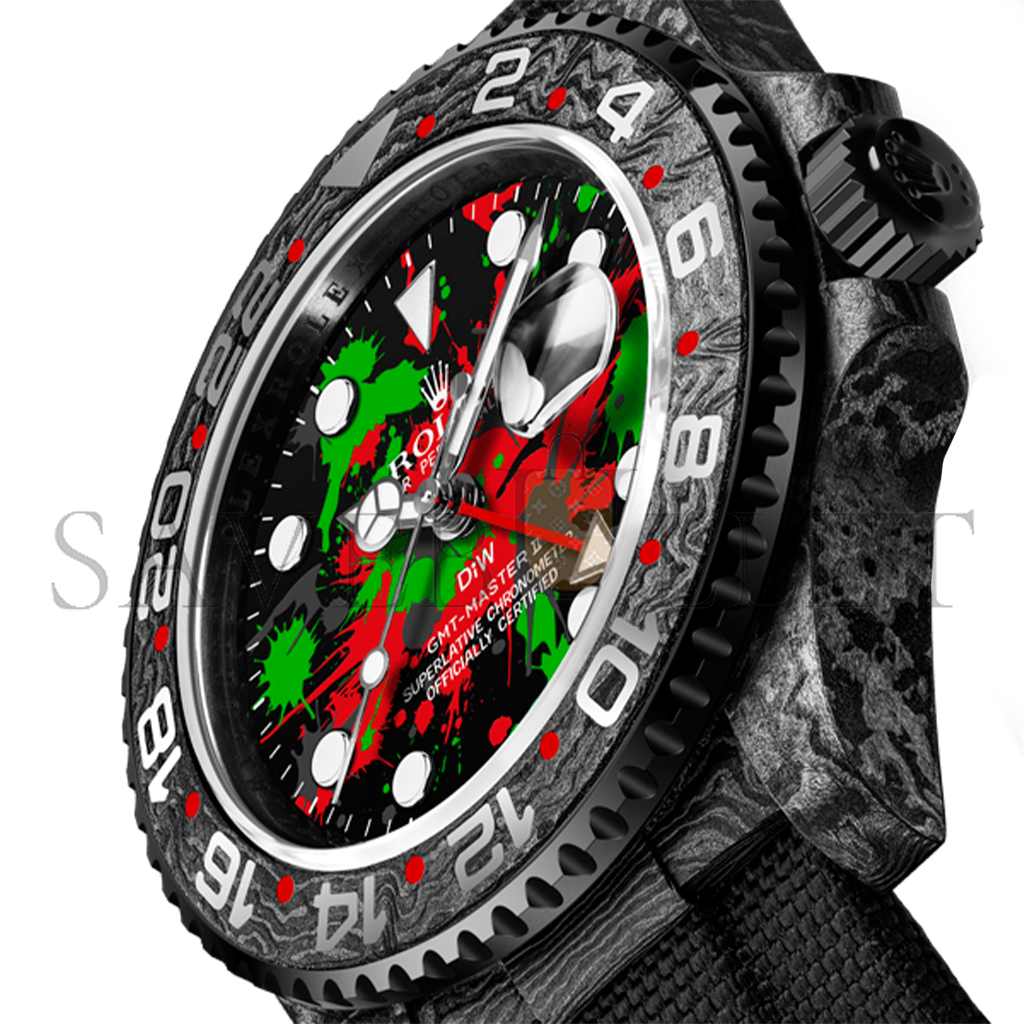 ROLEX GMT-MASTER II DIW CARBON MOTLEY EDITION WATCH 6118