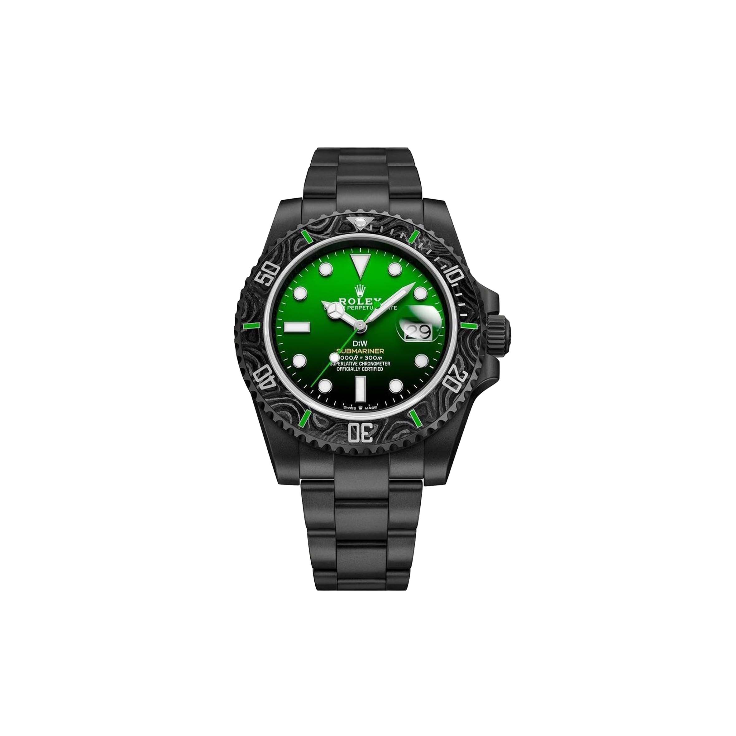 ROLEX SUBMARINER DIW PARAKEET WATCH 126610LN