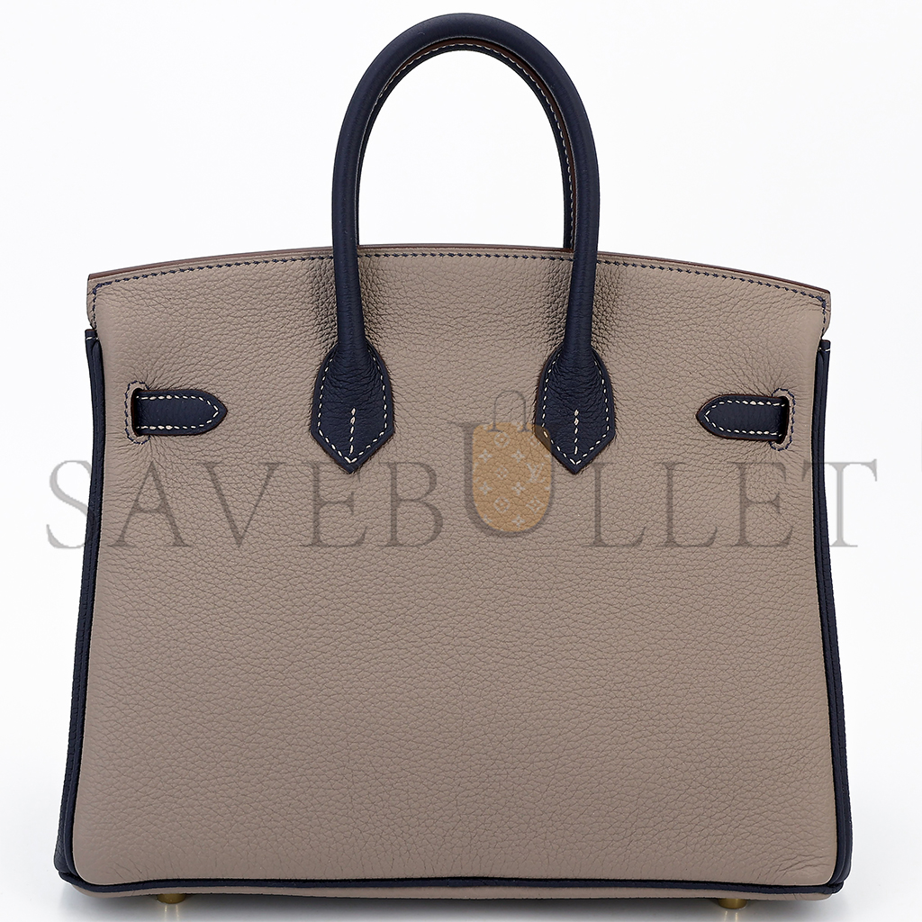 HERMES MASTER BIRKIN 30 HSS CHEVRE CK18 ELEPHANT GREY BAG 7597206287 (30*23*15cm)