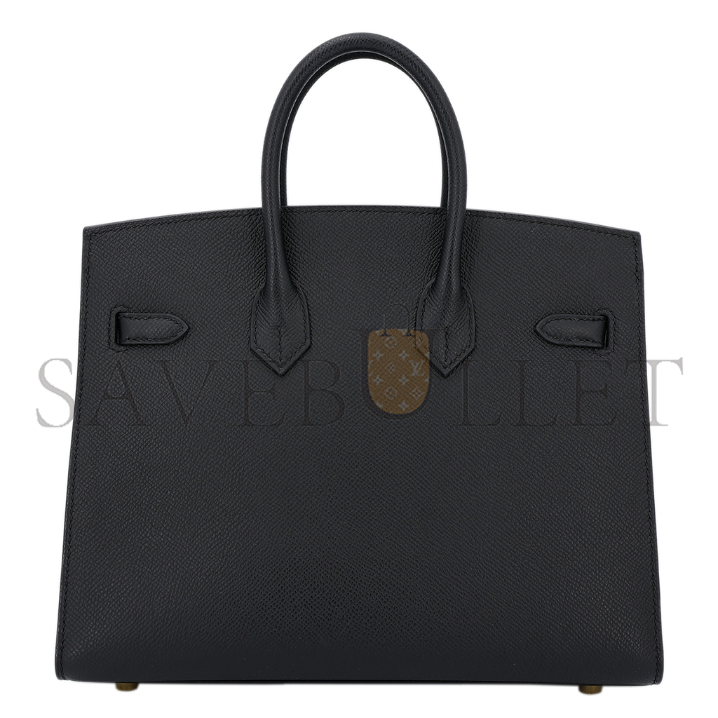 HERMES BIRKIN 40 89 NOIR BLACK EPSOM LEATHER GOLD BUCKLE BAG 454077 (40*30*21cm)