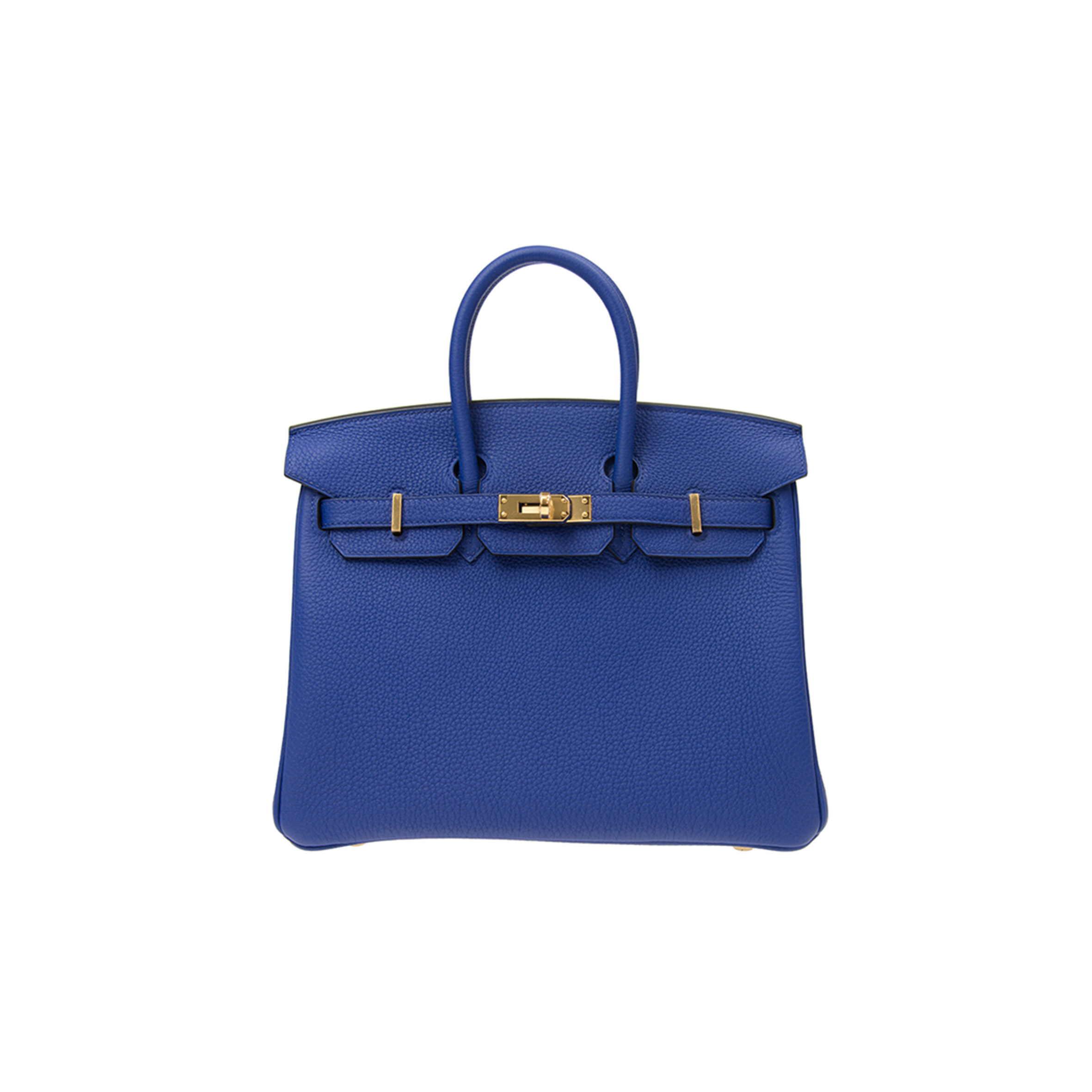 HERMES MASTER BIRKIN 30 TOGO LEATHER ELECTRIC BLUE GOLD BUCKLE BK257TTGGP (30*23*15cm)