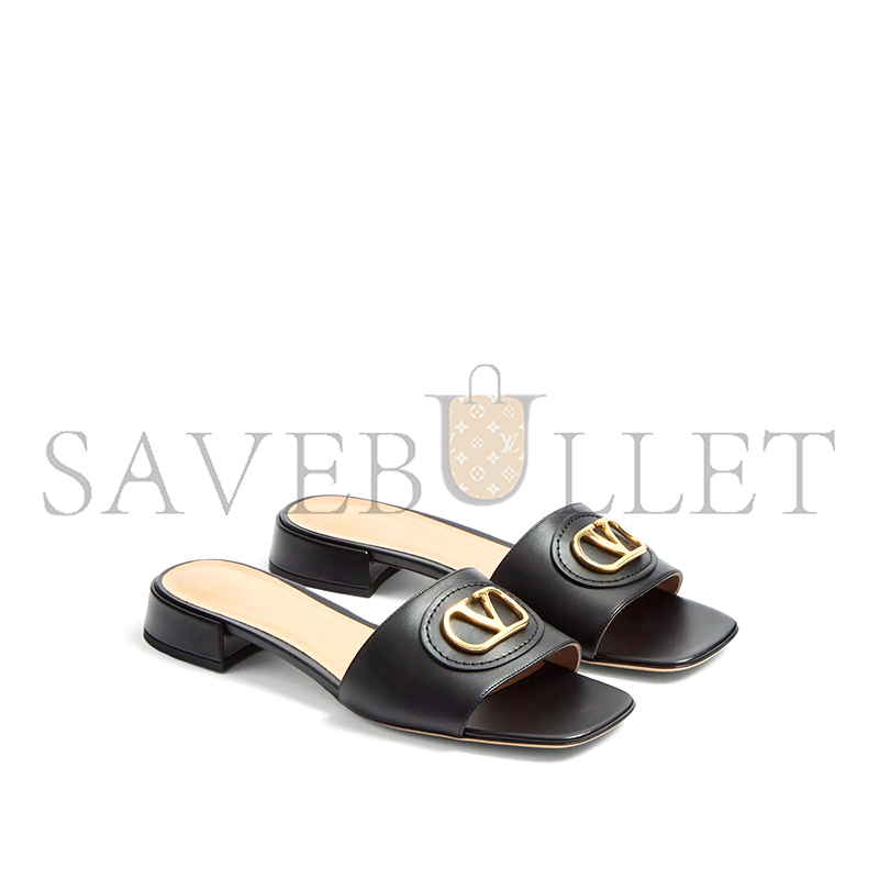 VALENTINO VLOGO SIGNATURE SLIDE SANDAL IN CALFSKIN 20MM 6W0S0LT0DSH_0NO VALENTINO VLOGO SIGNATURE SLIDE SANDAL IN CALFSKIN 20MM 6W0S0LT0DSH_0NO