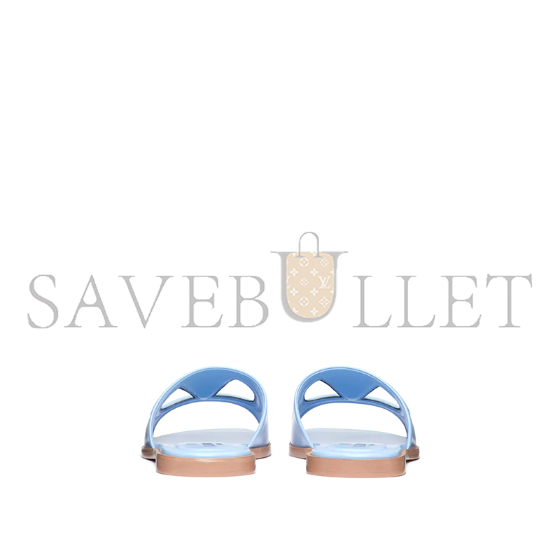 VALENTINO VLOGO CUT-OUT CALFSKIN SLIDE SANDAL 4W2S0IB0RLL_ZTL VALENTINO VLOGO CUT-OUT CALFSKIN SLIDE SANDAL 4W2S0IB0RLL_ZTL