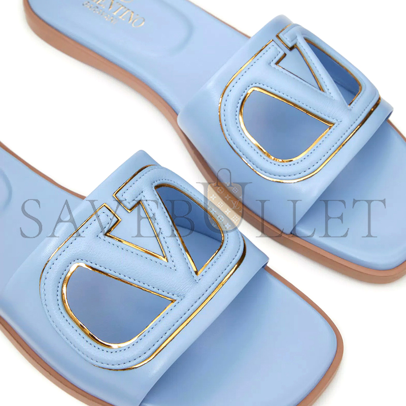 VALENTINO VLOGO CUT-OUT CALFSKIN SLIDE SANDAL 4W2S0IB0RLL_ZTL VALENTINO VLOGO CUT-OUT CALFSKIN SLIDE SANDAL 4W2S0IB0RLL_ZTL