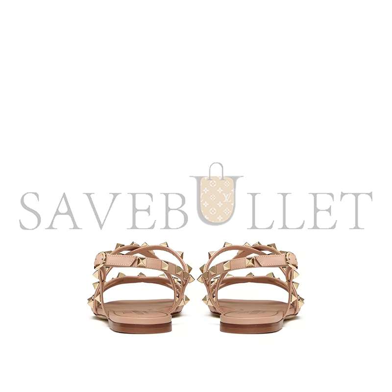 VALENTINO CALFSKIN ROCKSTUD SANDAL WITH STRAPS 5W2S0HR8VOD_GF9 VALENTINO CALFSKIN ROCKSTUD SANDAL WITH STRAPS 5W2S0HR8VOD_GF9
