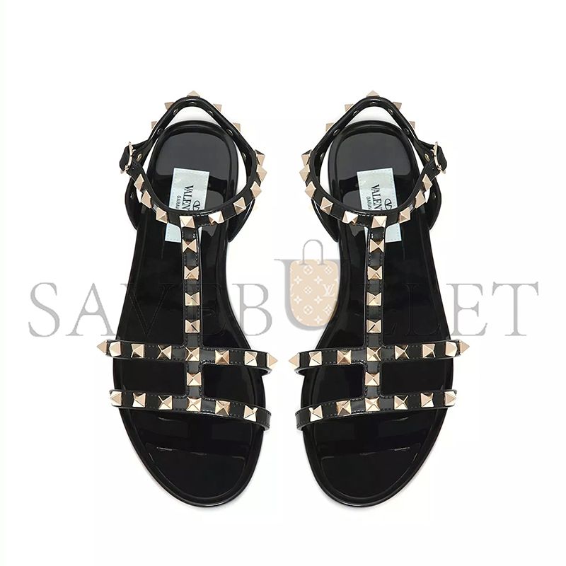 VALENTINO ROCKSTUD FLAT RUBBER SANDAL 5W2S0H38PVS_0NO VALENTINO ROCKSTUD FLAT RUBBER SANDAL 5W2S0H38PVS_0NO