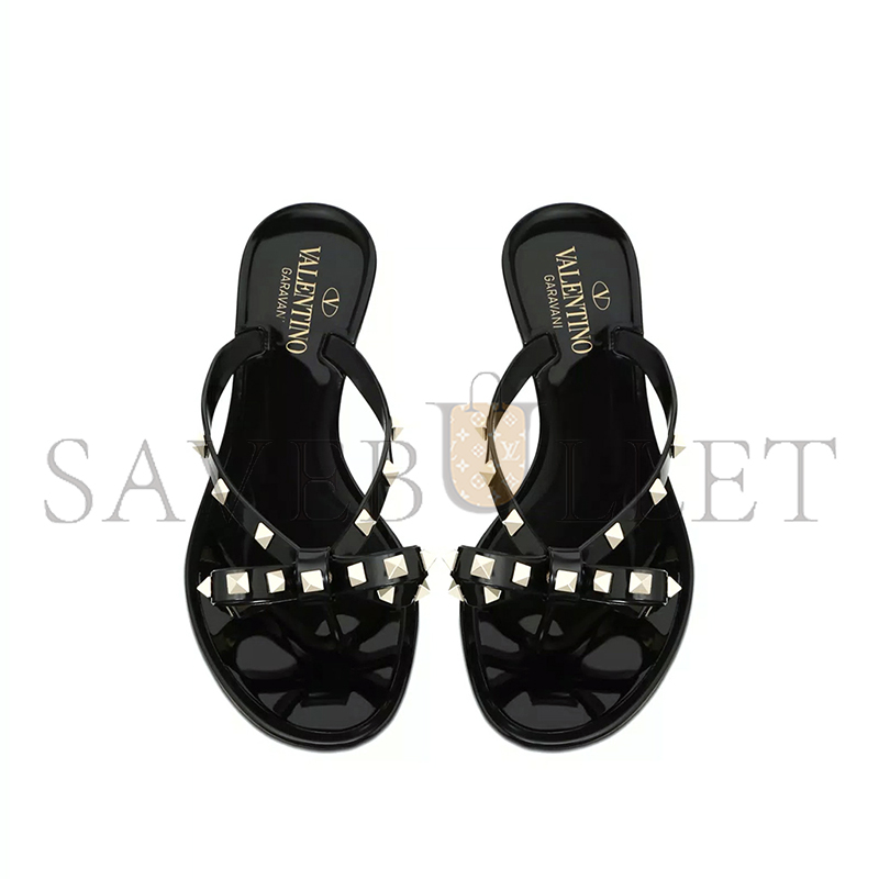VALENTINO ROCKSTUD RUBBER SLIPPER 5W2S0552PVS_0NO VALENTINO ROCKSTUD RUBBER SLIPPER 5W2S0552PVS_0NO