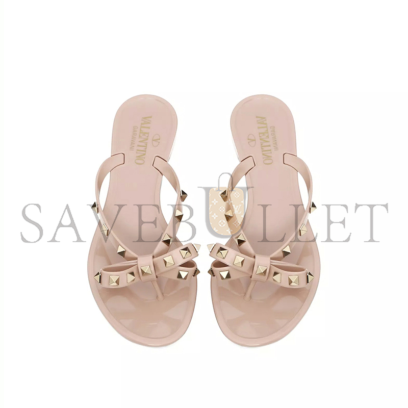 VALENTINO ROCKSTUD RUBBER SLIPPER 5W2S0552PVS_P45 VALENTINO ROCKSTUD RUBBER SLIPPER 5W2S0552PVS_P45