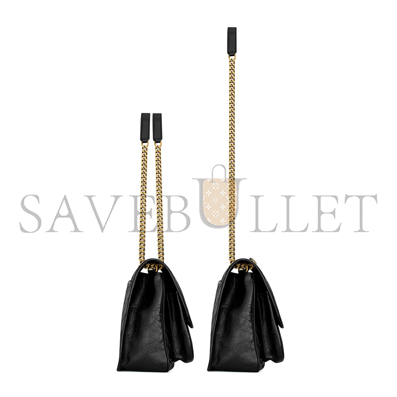 YSL NIKI MEDIUM IN VINTAGE LEATHER 6331580EN071000 (28*20*8.5cm)