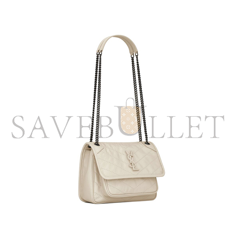 YSL NIKI BABY IN VINTAGE LEATHER 6331600EN049207 (21*16*7.5cm)