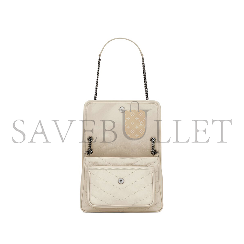 YSL NIKI BABY IN VINTAGE LEATHER 6331600EN049207 (21*16*7.5cm)