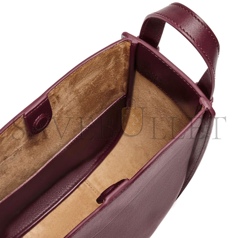 LOEWE HAMMOCK SLICE BAG IN SHINY CALFSKIN A538HHSX01 (21*25*10cm)