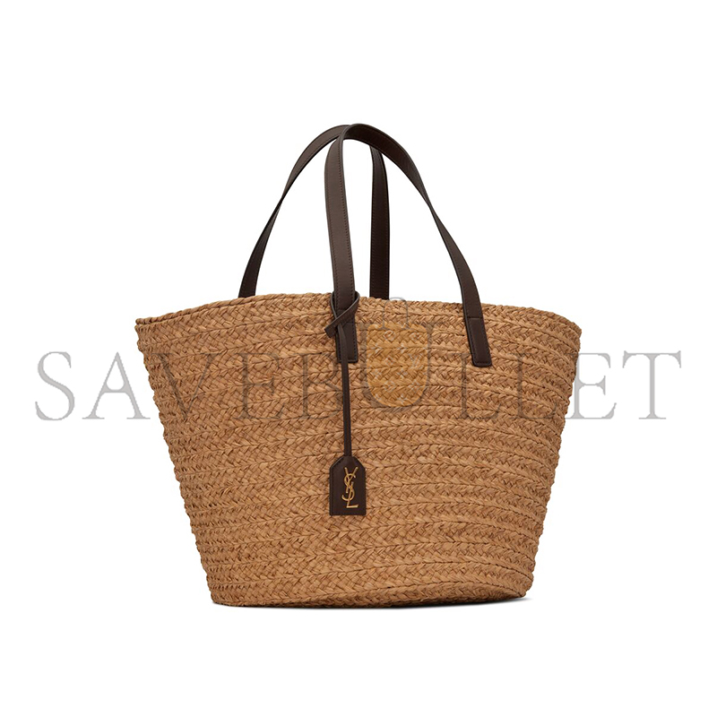 YSL PANIER MEDIUM BAG IN RAFFIA 693242GQTHJ7062 (30*27*20cm)