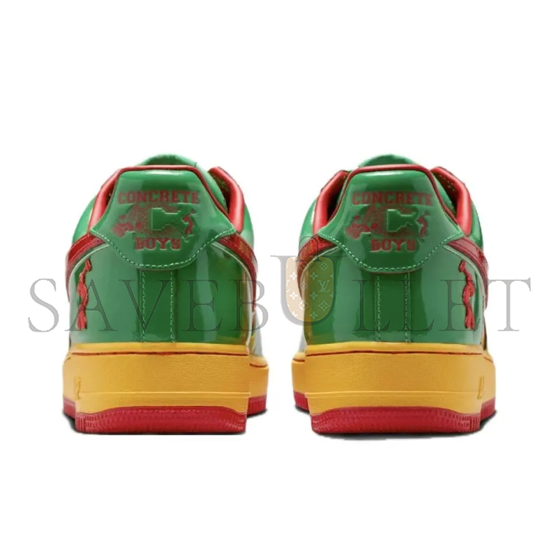 NIKE AIR JORDAN AIR FORCE 1 LOW LIL YACHTY CONCRETE BOYS LUCKY GREEN IH4383-300
