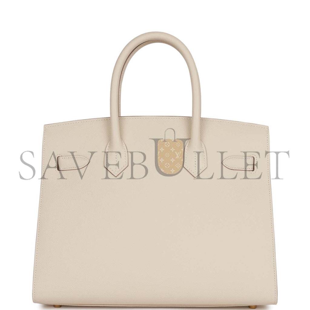 HERMES BIRKIN SELLIER 30 CRAIE EPSOM GOLD HARDWARE 39873599111262 (30cm)